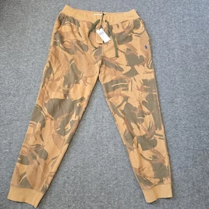 Pantalones de chándal Polo Ralph Lauren para hombre de vellón cónicos talla XXL marrón camuflados - Imagen 1 de 12