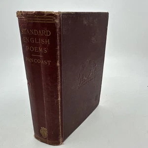 RARE Antique Standard English Poems 1905 Pancoast Book - Picture 1 of 24