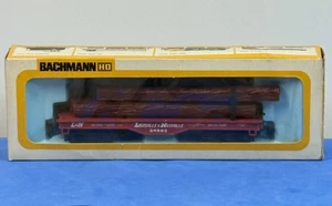 Bachmann #0962 HO Scale L&N Flat Car With Logs 24562 New In Box - Bild 1 von 15