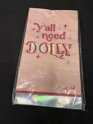 Dolly Parton 餐巾派对用品 16 克拉 Y'all Need Dolly Guest 毛巾新箔 — 第 1/4 张图片