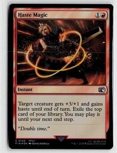 MTG Final Fantasy Haste Magic Foil x1 NM - Picture 1 of 2