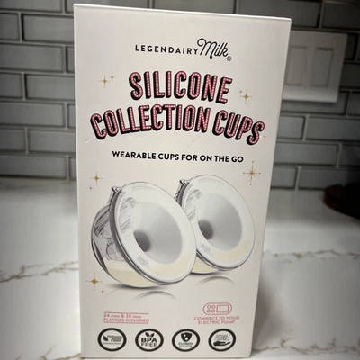 Legendairy Milk Silicone Collection Cups Wearable Hands Free On The Go 24 28 mm - Image 1 of 4