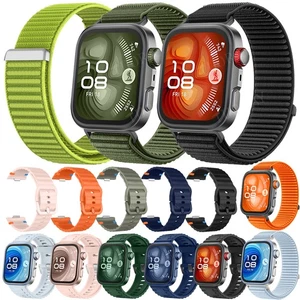 Silikon Nylon Armband Für Huawei Watch Fit 3 4 Pro Smart Watch Uhrenarmband Band - Bild 1 von 51