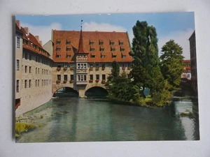 AK - Nürnberg : Pegnitzpartie am Heilig Geist Spital - Bild 1 von 2