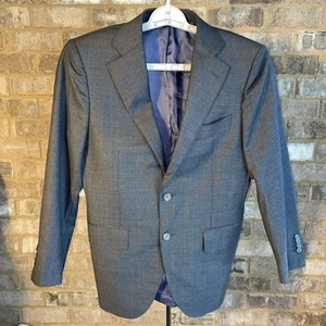 SUITSUPPLY Blazer Lazio slim fit uomo taglia 36S grigio lana monopetto - Foto 1 di 8