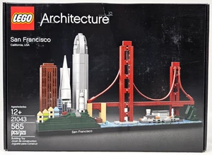 LEGO ARCHITECTURE SET 21043 SAN FRANCISCO NEW IN DAMAGED BOX SHIPS FREE!! - Picture 1 of 3