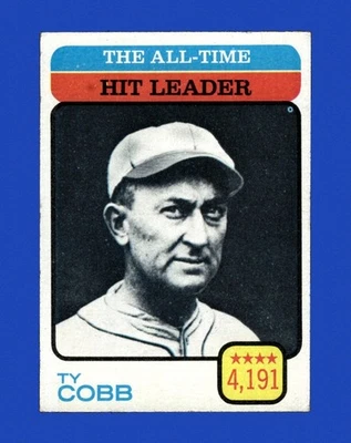 1973 Topps Set-Break #471 Ty Cobb Ldr como nuevo *GMCARDS* Foto 1 de 2