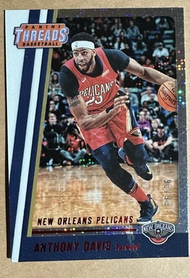 2017-18 Panini Threads Red Dazzle 93/99 Anthony Davis #7 - Image 1 of 3