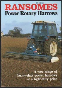 Folleto de gradas rotativas eléctricas RANSOMES - Imagen 1 de 1