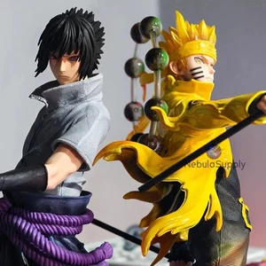 36cm Naruto Uzumaki & Sasuke Uchiha Resonance Anime Action Figuren Statue Set - Bild 1 von 19