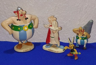 Asterix, Obelix, Miraculix, 4Figuren,Plastoy - Bild 1 von 4