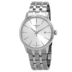 Reloj para hombre Tissot Classic Dream cuarzo esfera plateada T129.410.11.031.00 - Imagen 1 de 7