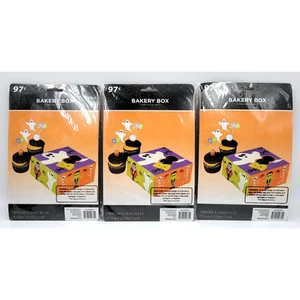 Boîtes de boulangerie fête Halloween pour votre tasse gâteaux et produits de boulangerie lot de 3 - Photo 1/3