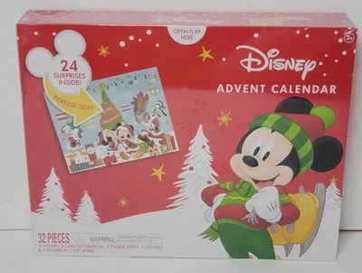 Disney Classic Advent Calendar 32 Pieces  SEALED Christmas Free Shipping - Image 1 of 4