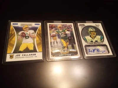 Jersey #6 #6/49 eBay 1/1 Joe Callahan R & S RC Aaron Rodgers Brett Basanez Auto - Image 1 of 4