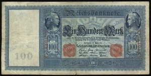 (E8993) Banknote Deutschland 1910, 100 Mark - Bild 1 von 2