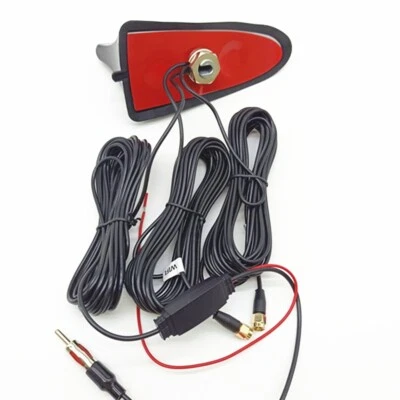 Car Stereo FM/AM Radio Signal Amplifier Antenna For WIFI GPS Navigation System - Image 1 of 4