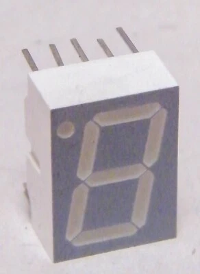 Hewlett Packard HDSP - 5303 7 segmento Display cátodo comum Vermelho decimal Rh - Imagem 1 de 4