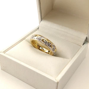 ⭐ Pierre Lang Ring Fingerring Damenring Dame Stein Zirkonia Perle Gold 49 ⭐ - Bild 1 von 3