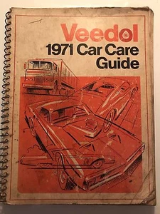1971 Veedol Car Care Guide - Foto 1 di 3