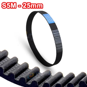 Zahnriemen S5M Geschlossen 25 mm Breite Riemen für Riemenscheiben 3D Druck CNC - Bild 1 von 5