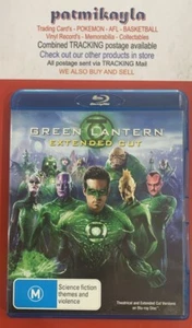 Green Lantern Blu-ray + DVD R4 2 Disc Set (Extended Cut) Ryan Reynolds Free Post - Picture 1 of 3