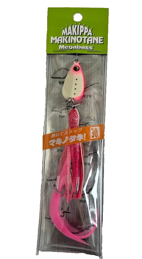 Тонущая приманка Megabass Metal Jig Makinotane 30 грамм ограниченный цвет розовый - Изображение 1 из 1