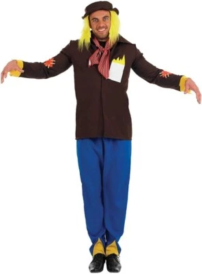 Дешевый мужской костюм пугало взрослый Wizard of Oz соломенный мужской костюм для Хэллоуина размер M - Изображение 1 из 4