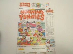 Caja de cereales vacía RALSTON 1988 Morning Funnies 7a edición [P6d7] - Imagen 1 de 2