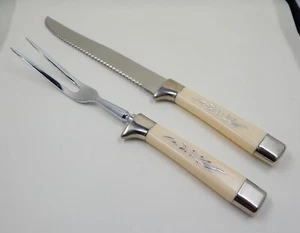 Regent Sheffield Cutlery Set Stainless Steel Blades Carving Knife Fork England - Picture 1 of 9