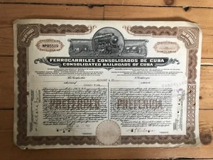 CONSOLIDATED RAILWAYS OF CUBA (CUBA USA) (F2) - Picture 1 of 1