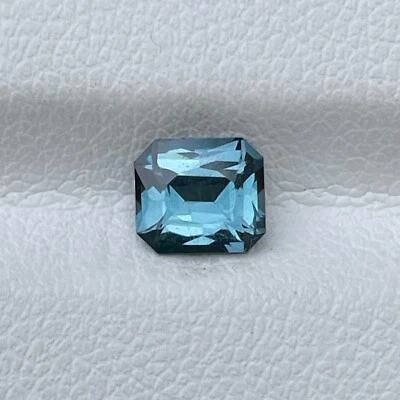 1.01 Cts Natural Blue Spinel Emerald Cut Loose Gemstone for Fine Jewelry Making - Image 1 of 4
