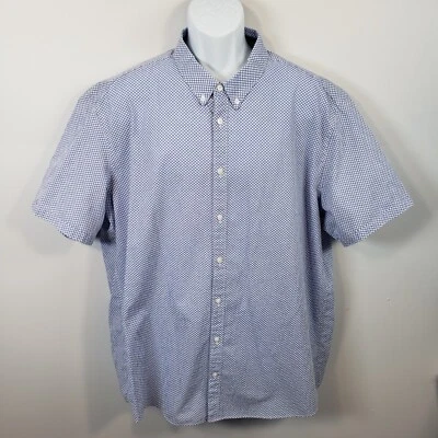 Camisa JOE Joseph Abboud Para Hombres Calce Ajustado Abotonada Manga Corta 2XLT Alta/A142 Foto 1 de 4