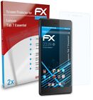 atFoliX 2x Displayschutzfolie für Lenovo Tab 7 Essential Clear