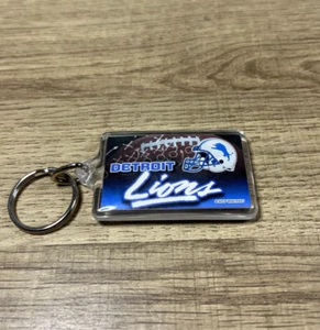 Detroit Lions - Wincraft NFL - 2 Sided Acrylic Oval Keyring - EX - Picture 1 of 2