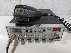 Vtg Cobra 29 NW LTD Classic CB Radio - Powers On with Static Sound - Sold AS-IS - Zdjęcie 1 z 15