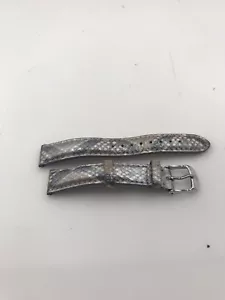 MICHELE 16mm Python LEATHER STRAP $100.00 - Picture 1 of 2