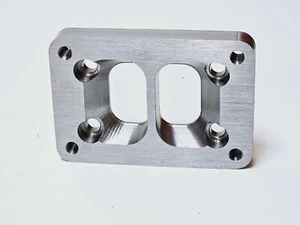 T3 Divided Header CS to T6 Divided Turbo Manifold Inlet Adapter Flange 3/4" S400 - Bild 1 von 3