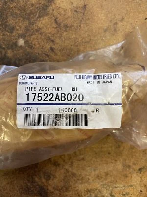 Subaru WRX 2015-2018 riel inyector de combustible tubo lateral derecho pasajero 15-18 Foto 1 de 3