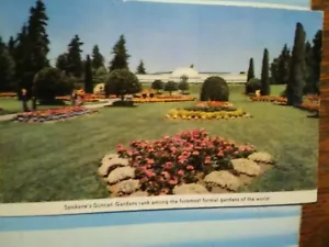 VINTAGE POSTKARTE SPOKANE'S DUNCAN GARDENS SCHÖN SPOKE WASHINGTON - Bild 1 von 12