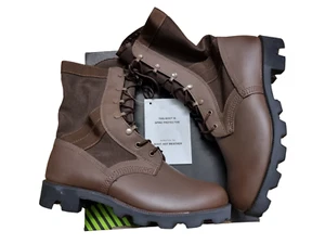 NEW WELLCO WP Army Issue Brown Combat Jungle Boots Size 10M UK - Picture 1 of 4