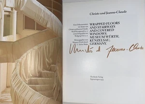 Christo JeanneClaude 2x signiert Katalog-Set Unterschrift Würth Autogramm Signed - Bild 1 von 21