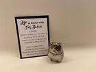 Ganz Fur Baby Cat Charm w Poem Card (Small, 1" Tall but stands on its own)