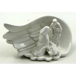 Ceramic Nativity in Wing - Picture 1 of 1