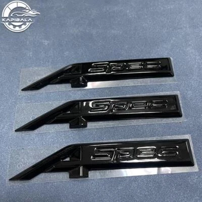 Negro brillante 3x para Acura ILX MDX ASpec insignia de maletero trasero emblema deportivo pegatina NUEVO Foto 1 de 4