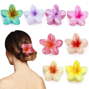 Haarklammer Haarspangen Blumen Rutschfest Dickes Dünnes Haar 8 Stück Set - Bild 1 von 7
