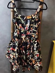 Vintage 50's Rockabilly Style Daisy medium Pop M 10 - 12 Western Cowgirl Pinup - Picture 1 of 7