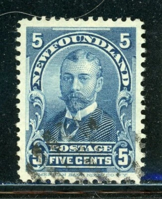 Terranova 85 SG90 Usado 1898 5c Azul Jorge V como Duque de York CV$3 Foto 1 de 2