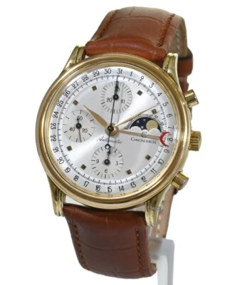 Chronoswiss Lunar Mondphasen Chronograph Automatik(gebraucht) Herrenuhr - Bild 1 von 4