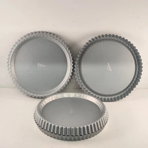 4 Patisse Quiche Tart Antihaftpfannen 9,5" quer grau leicht einteilig - Bild 1 von 8